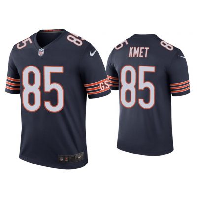 Men Color Rush Legend Cole Kmet Chicago Bears Navy Jersey