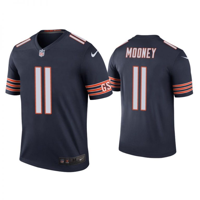 Men Color Rush Legend Darnell Mooney Chicago Bears Navy Jersey