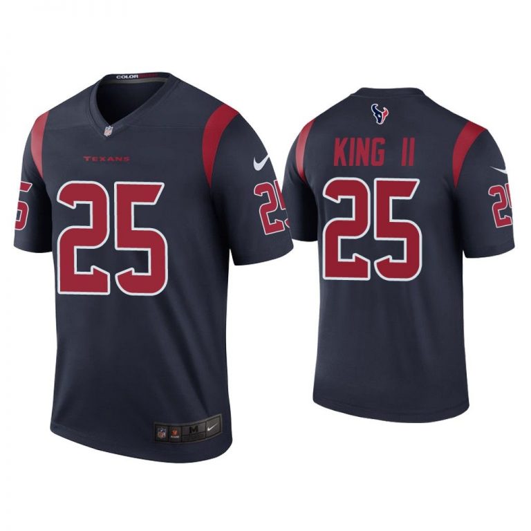 Men Color Rush Legend Desmond King Houston Texans Navy Jersey