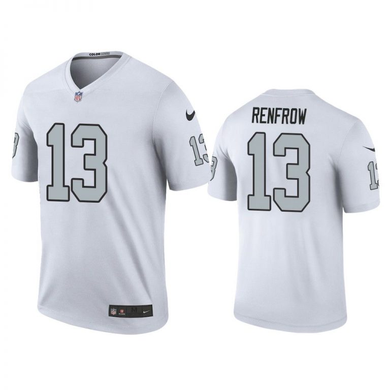 Men Color Rush Legend Hunter Renfrow Oakland Raiders White Jersey