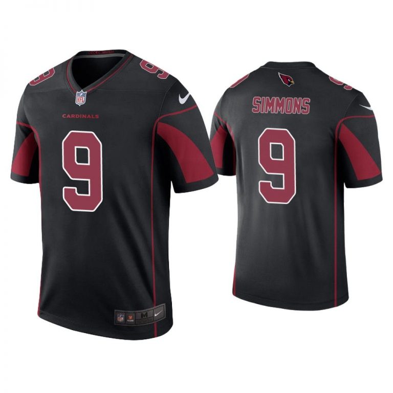 Men Color Rush Legend Isaiah Simmons Arizona Cardinals Black Jersey