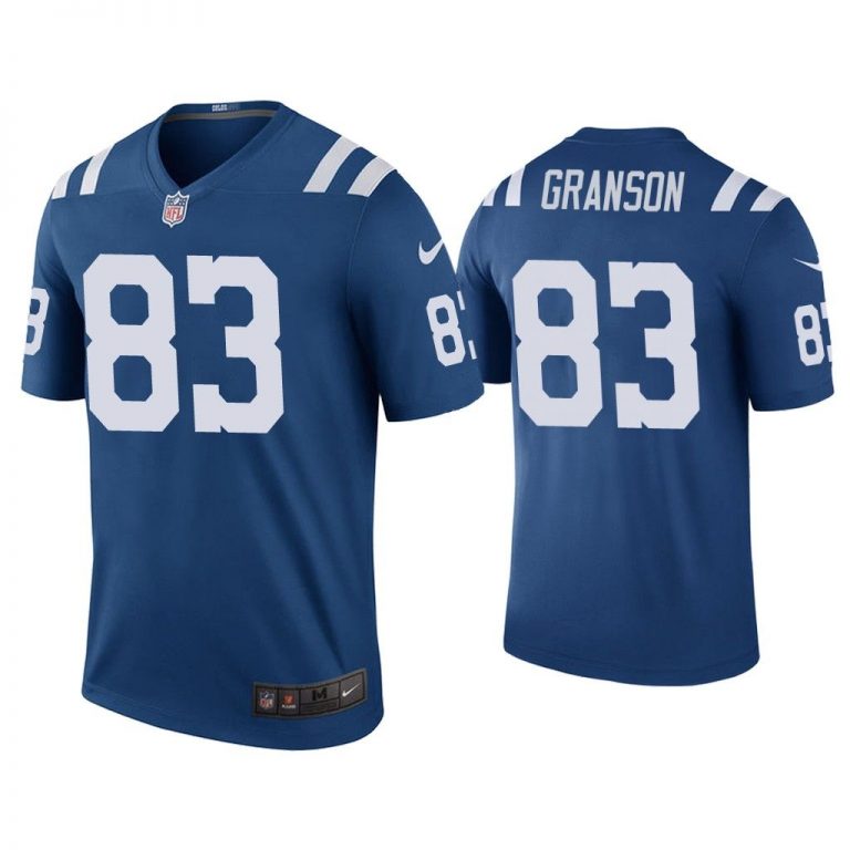 Men Color Rush Legend Kylen Granson Indianapolis Colts Royal Jersey