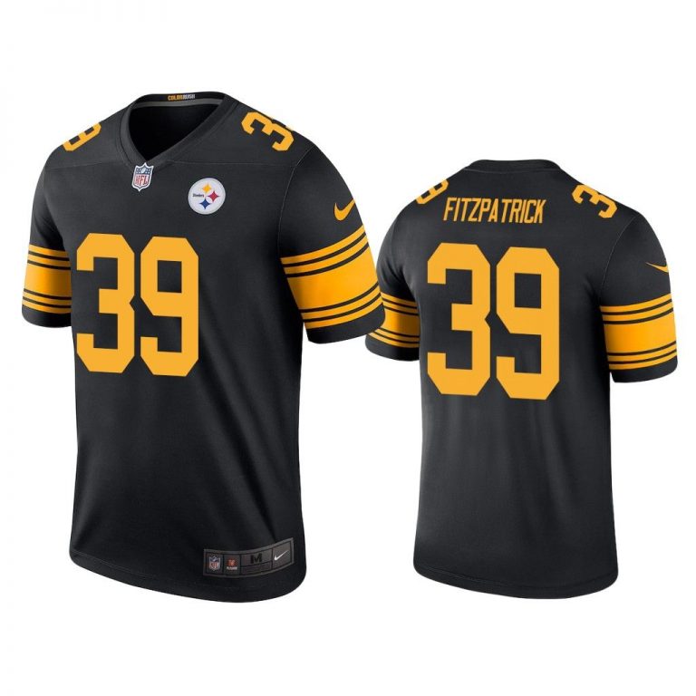 Men Color Rush Legend Minkah Fitzpatrick Pittsburgh Steelers Black Jersey