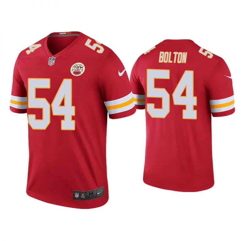 Men Color Rush Legend Nick Bolton Kansas City Chiefs Red Jersey