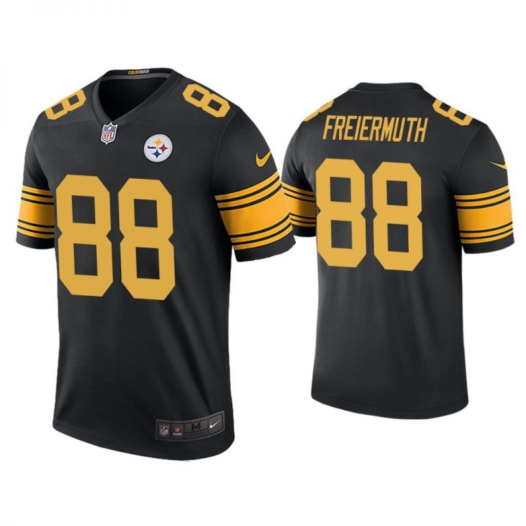 Men Color Rush Legend Pat Freiermuth Pittsburgh Steelers Black Jersey