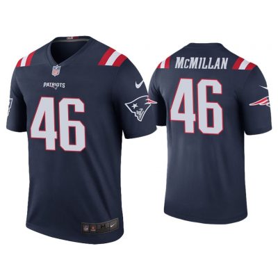 Men Color Rush Legend Raekwon McMillan New England Patriots Navy Jersey