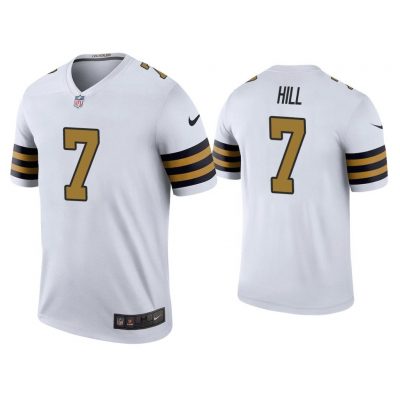 Men Color Rush Legend Taysom Hill New Orleans Saints White Jersey