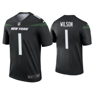 Men Color Rush Legend Zach Wilson New York Jets Black Jersey