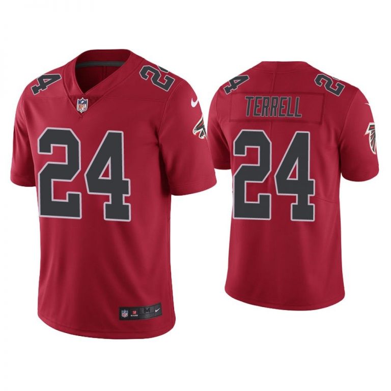 Men Color Rush Limited A.J. Terrell Atlanta Falcons Red Jersey