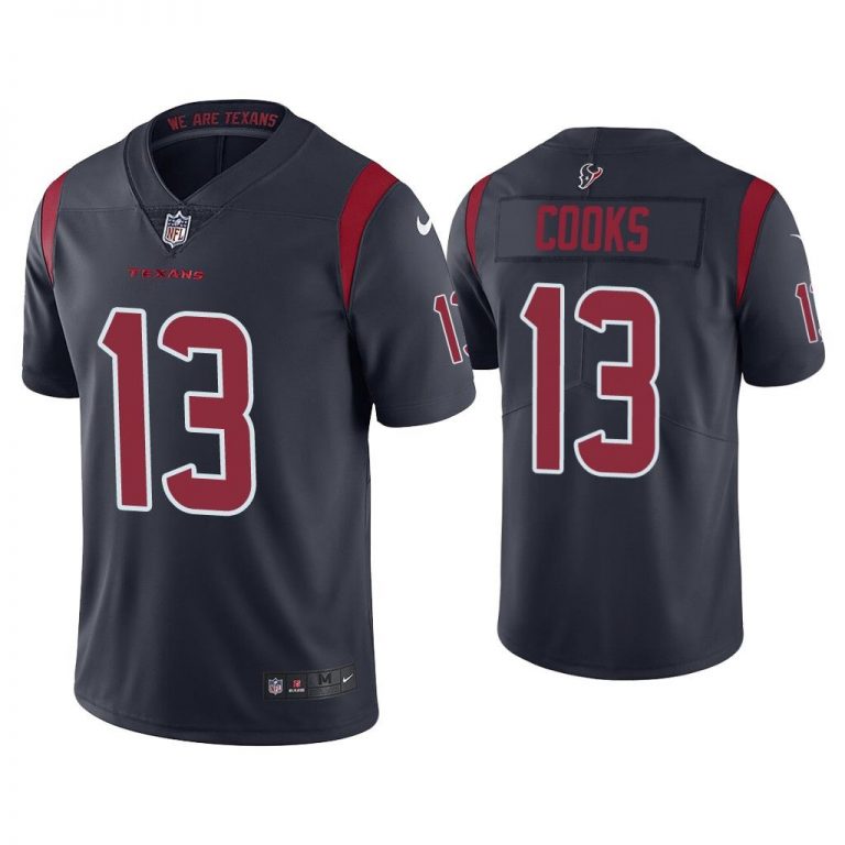 Men Color Rush Limited Brandin Cooks Houston Texans Navy Jersey