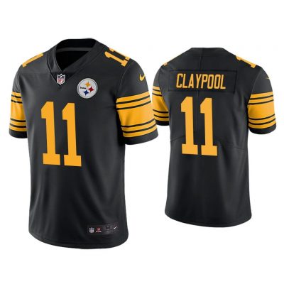 Men Color Rush Limited Chase Claypool Pittsburgh Steelers Black Jersey