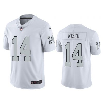 Men Color Rush Limited DeShone Kizer Oakland Raiders White Jersey