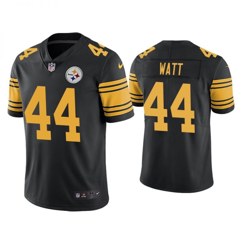 Men Color Rush Limited Derek Watt Pittsburgh Steelers Black Jersey