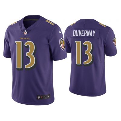 Men Color Rush Limited Devin Duvernay Baltimore Ravens Purple Jersey