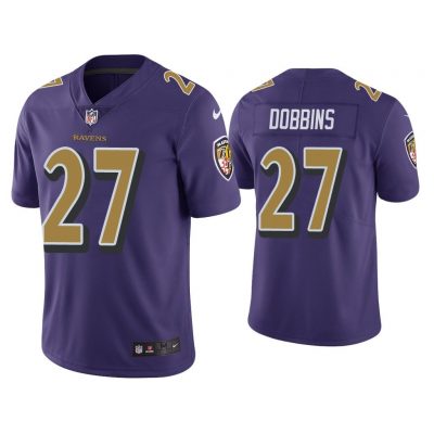 Men Color Rush Limited J.K. Dobbins Baltimore Ravens Purple Jersey