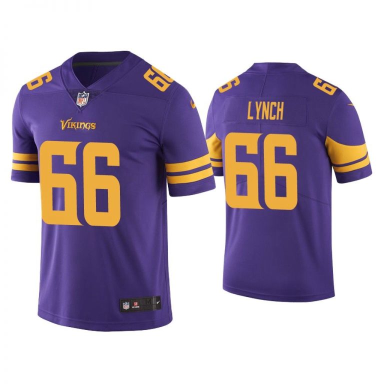 Men Color Rush Limited James Lynch Minnesota Vikings Purple Jersey