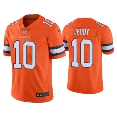 Men Color Rush Limited Jerry Jeudy Denver Broncos Orange Jersey