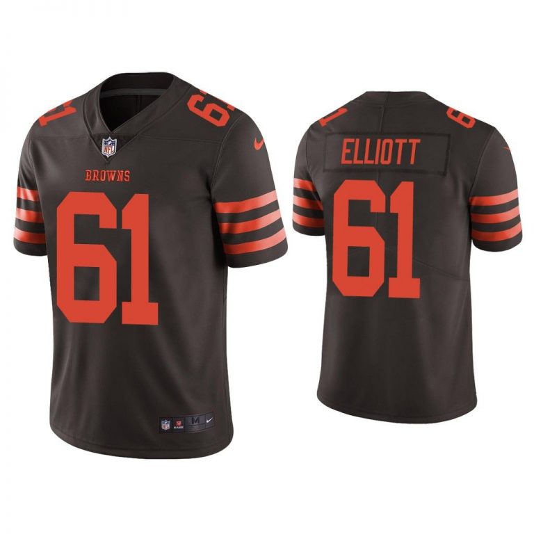 Men Color Rush Limited Jordan Elliott Cleveland Browns Brown Jersey