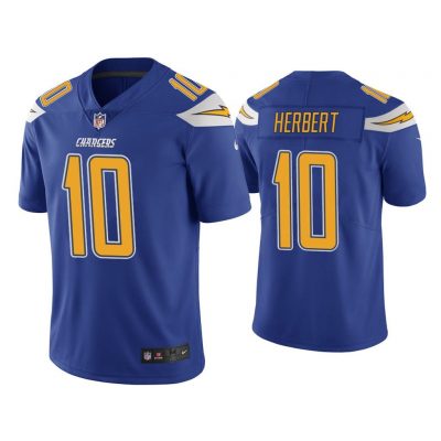 Men Color Rush Limited Justin Herbert Los Angeles Chargers Royal Jersey