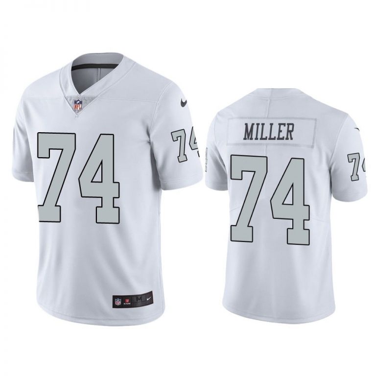 Men Color Rush Limited Kolton Miller Oakland Raiders White Jersey