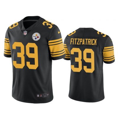 Men Color Rush Limited Minkah Fitzpatrick Pittsburgh Steelers Black Jersey