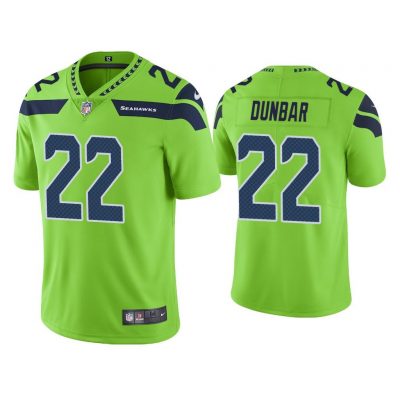 Men Color Rush Limited Quinton Dunbar Seattle Seahawks Green Jersey