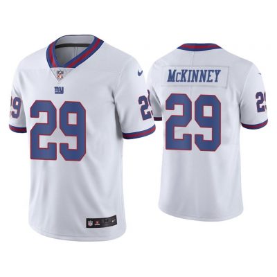 Men Color Rush Limited Xavier McKinney New York Giants White Jersey