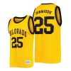 Men Colorado Buffaloes Spencer Dinwiddie #25 Gold Commemorative Jersey