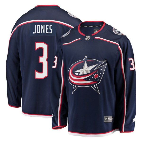 Men Columbus Blue Jackets Seth Jones Navy Breakaway Jersey