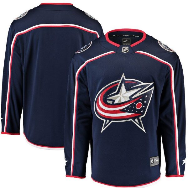 Men Columbus Blue Jackets White Breakaway Away Jersey