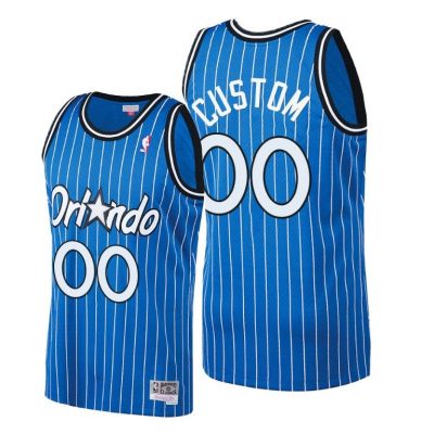 Men Custom #00 Magic Hardwood Classics Royal Jersey