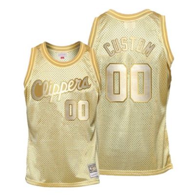 Men Custom LA Clippers Golden Midas SM HWC Limited Jersey