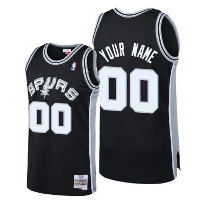 Men Custom San Antonio Spurs 2020 Reload Classic Black Jersey