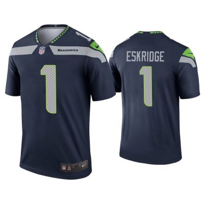 Men D'Wayne Eskridge Seattle Seahawks Navy Legend Jersey