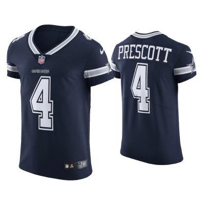 Men Dak Prescott Dallas Cowboys Navy Vapor Elite Jersey