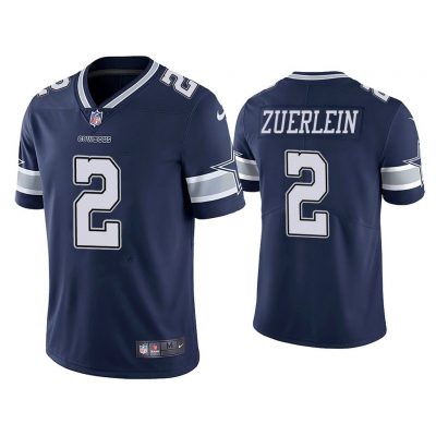 Men Dallas Cowboys Greg Zuerlein Vapor Limited Navy Jersey