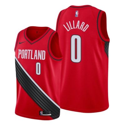 Men Damian Lillard Portland Trail Blazers #0 Men 2019-20 Statement Edition Jersey