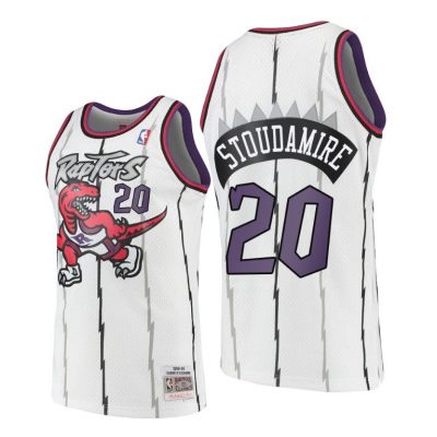 Men Damon Stoudamire Toronto Raptors #20 Men 1996 Hardwood Classics Jersey