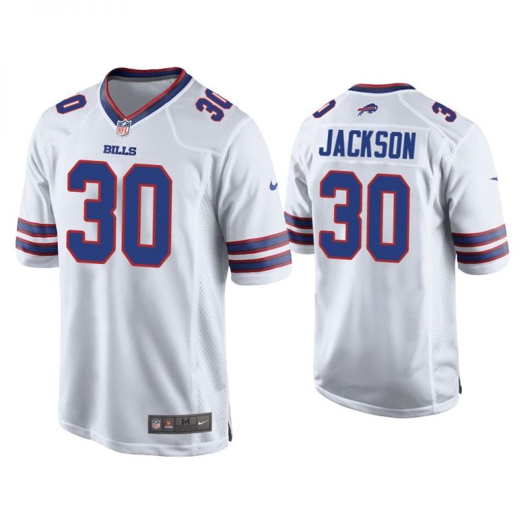 Men Dane Jackson Buffalo Bills White Game Jersey