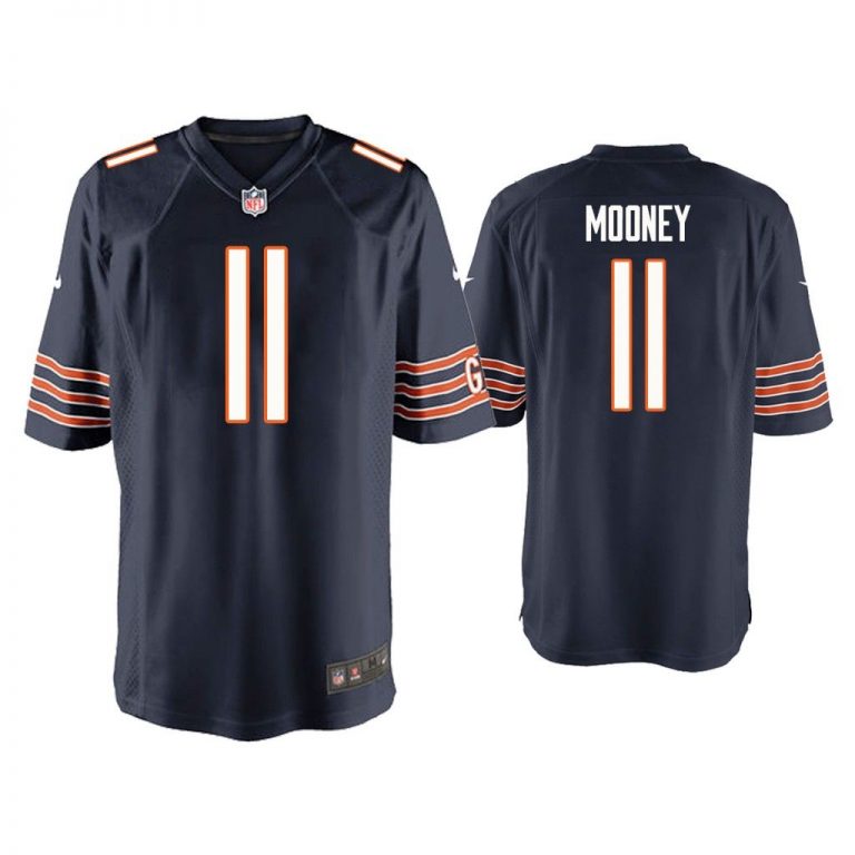 Men Darnell Mooney Chicago Bears Navy Game Jersey