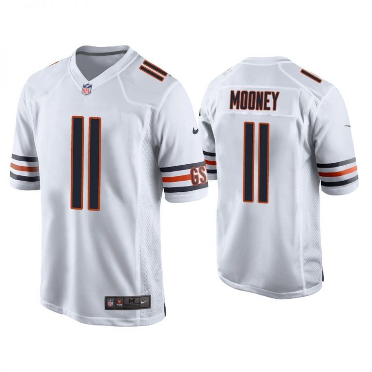 Men Darnell Mooney Chicago Bears White Game Jersey