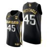 Men Davion Mitchell Black Golden Baylor Bears 2021 March Madness Final Four Jersey