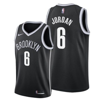 Men DeAndre Jordan Brooklyn Nets #6 Men 2019-20 Icon Jersey