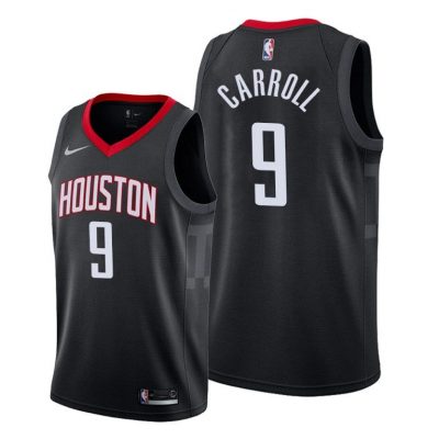 Men DeMarre Carroll Houston Rockets #9 2019-20 Statement Jersey - Black