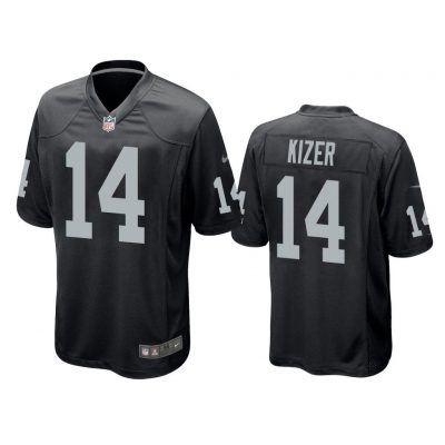Men DeShone Kizer Oakland Raiders Black Game Jersey