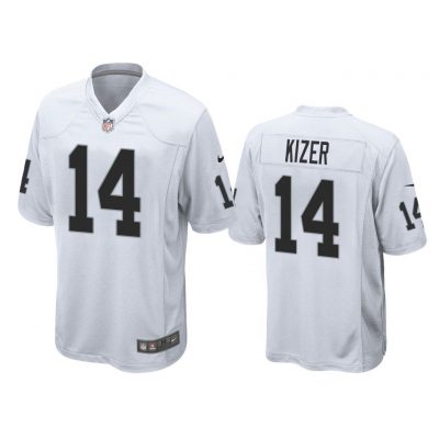Men DeShone Kizer Oakland Raiders White Game Jersey