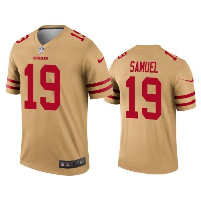 Men Deebo Samuel San Francisco 49ers Gold Inverted Legend Jersey