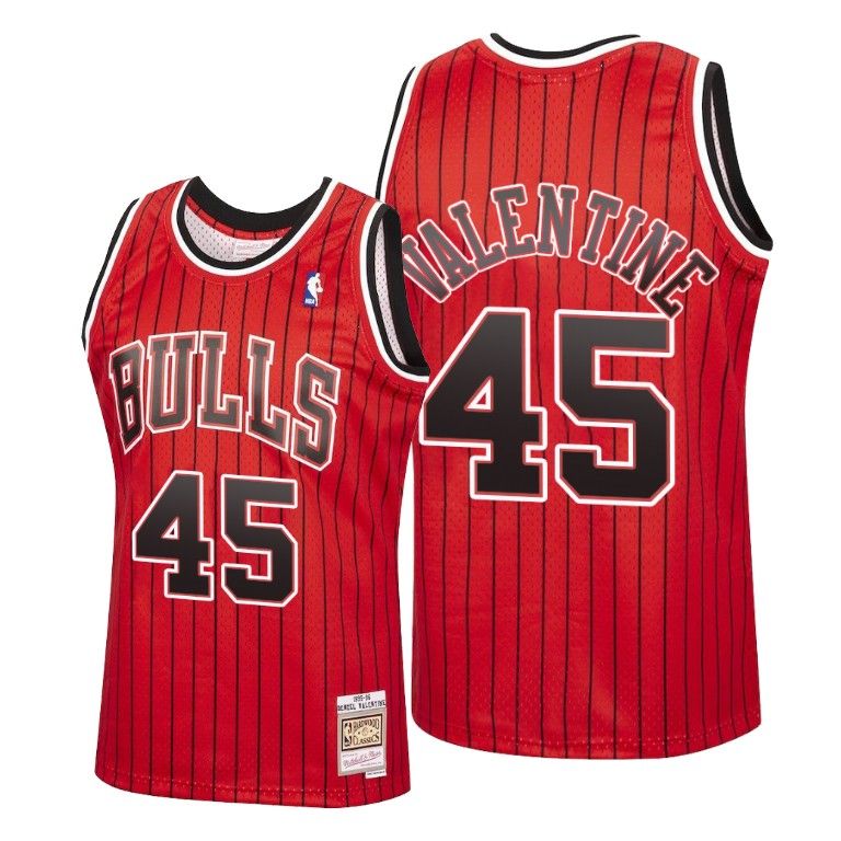 Men Denzel Valentine Chicago Bulls 2020 Reload Classic Red Jersey