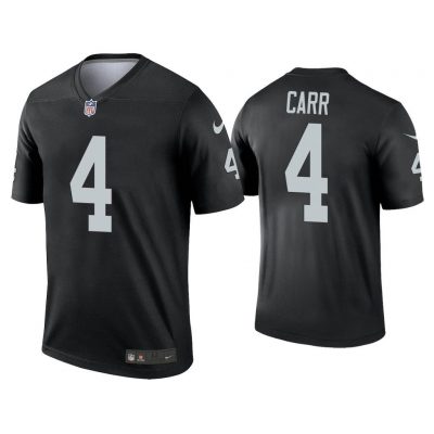 Men Derek Carr Las Vegas Raiders Black Legend Jersey