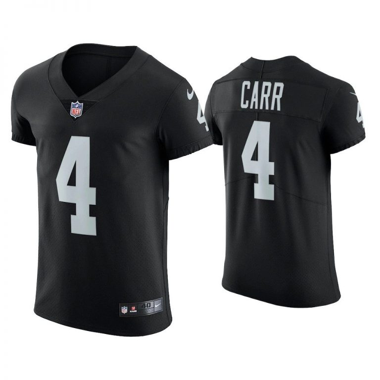 Men Derek Carr Las Vegas Raiders Black Vapor Elite Jersey